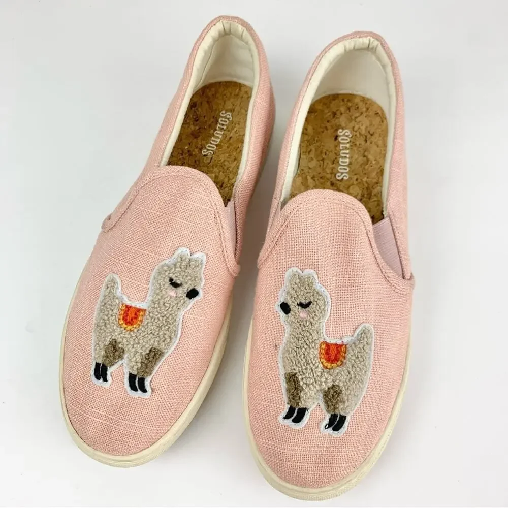 Soludos Llama Dusty Rose Pink Slip On Sneaker Anthropologie 8